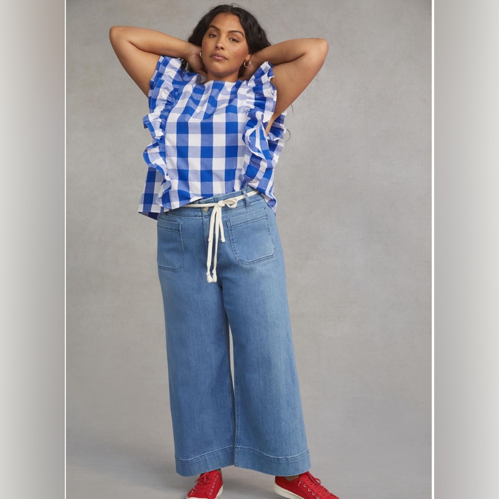 BLUE MOTIF - Anthropologie -PLEASE READ DESCRIPTION ⬇️ - Picture 4 of 6